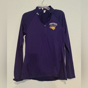 Under Armour Purple UNI Panthers Quarter-Zip Top